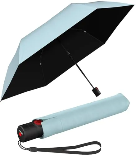 Knirps U.200 Ultra Light Duomatic Taschenschirm – ice - Leichter Taschenschirm von Knirps mit praktischer Auf-Zu-Automatik. Mit nur 230 g und einem kompakten Design passt er ideal in jede Handtasche. Schützt zuverlässig vor Regen und UV-Strahlen.