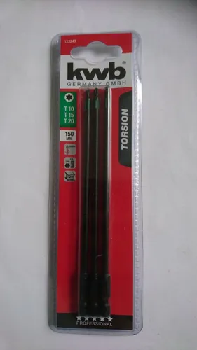 KWB TORSION Bits 3St. 150mm T10/15/20 Set  Torx