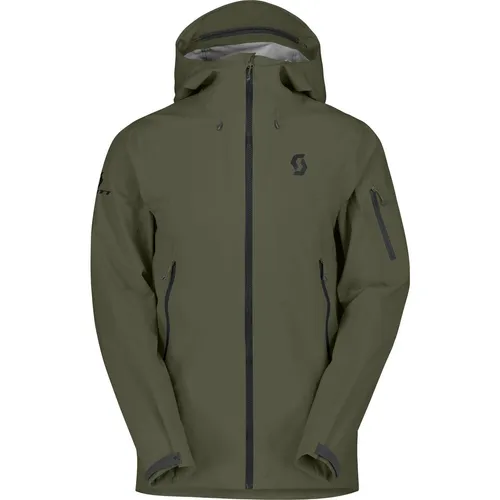Scott Jacket M's Explorair 3L - Douglas Green - Skitourenjacke für Männer, dreilagiges wasserdichtes DRYOsphere-Material für optimalen Wetterschutz und hohe Atmungsaktivität, ideal für Outdoor-Aktivitäten.