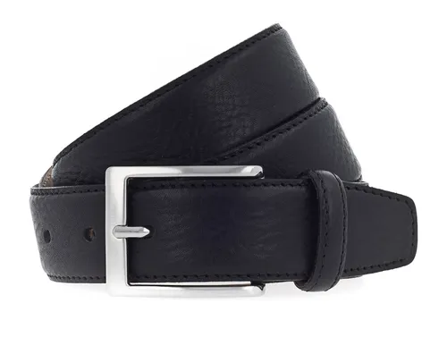 Vanzetti 35mm Cambered Full Leather Belt W95 Gürtel Black