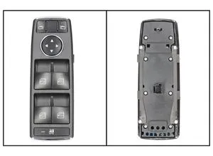 f.becker Fensterheber-Schalter 110710096 für Mercedes-Benz - Hochwertiger 3-poliger Fensterheber-Schalter für Fahrerseite, passend für zahlreiche Mercedes-Modelle. Robuste Wippbetätigung, ideal für den täglichen Einsatz.