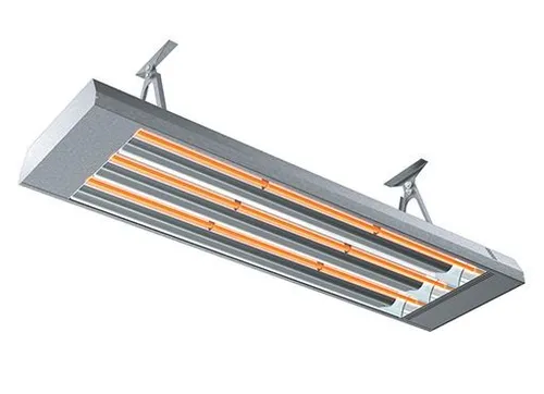 Frico Industrie-Heizstrahler IR3000 IP44 - Robuster Heizstrahler für Industrieanwendungen, IP44 Schutzart, ideal für große Höhen und effiziente Wärmeverteilung.