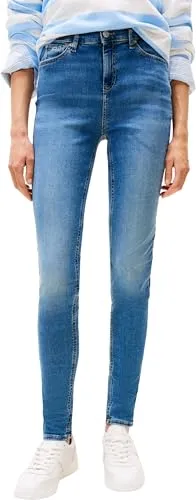 Tommy Jeans Skinny-fit-Jeans Nora Mid Rise - Stylische Skinny-Fit-Jeans mit Waschung und Logo-Badge, ideal für einen lässigen Look. Perfekt für modebewusste Frauen, die Komfort und Stil schätzen.