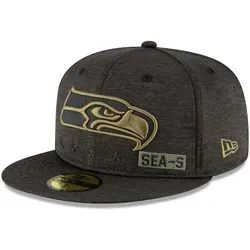 New Era 59FIFTY Cap Salute to Service NFL Seattle Seahawks - Stylische 59FIFTY Fitted Cap aus Shadow Tech Material, ideal für Fans der Seattle Seahawks. Teil der Salute to Service Kollektion, sorgt für einen trendigen Look.
