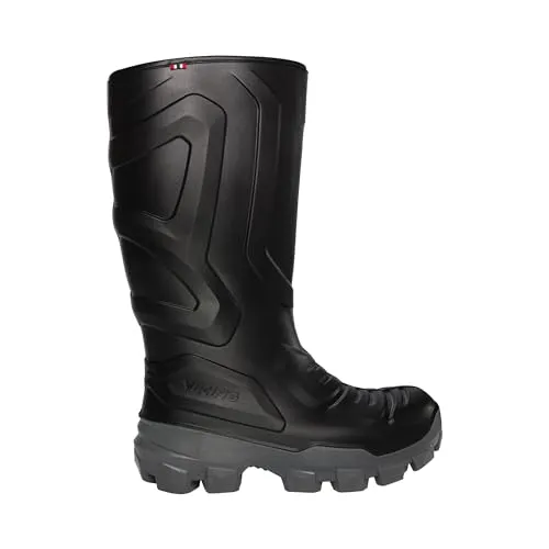 Viking Icefighter 2 Warm black/charcoal (277) 39 - Herren Stiefel für skandinavische Winter, isolierend mit warmem Futter und hervorragendem Grip auf rutschigen Oberflächen.