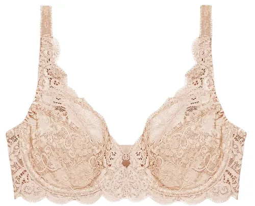 Triumph Amourette 300 W X Damen BH Größe 75B - Funktionsunterwäsche mit Bügel, ideal für perfekten Halt und Komfort. Hochwertige Spitzenoptik und weiche Materialien sorgen für ein angenehmes Tragegefühl.