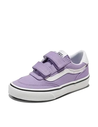 Vans Brooklyn LS V, Purple Haze, Größe 32 - Sportlicher Vans Brooklyn LS V mit Klettverschluss und klassischer Waffel-Laufsohle. Ideal für den Alltag und bietet optimalen Tragekomfort.