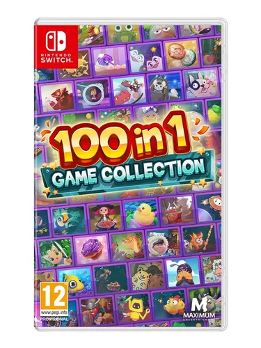 100 in 1 Game Collection - Nintendo Switch - Nintendo Switch-Spiele mit 100 Arcade-Spielen, die klassische und neue Konzepte vereinen. Spiele solo oder im Multiplayer und verbessere deine Punktzahlen!