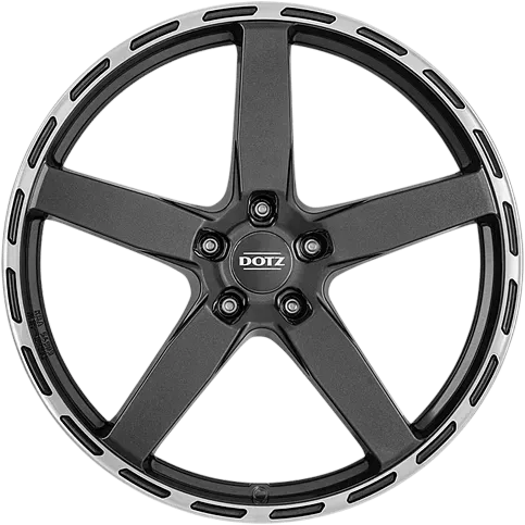 Alufelgen VOLKSWAGEN Caddy 18" - DOTZ MARINABAY GUNMETAL MATT POLISHED LIP - Felgen für VOLKSWAGEN Caddy, 18" aus Aluminium, mit edlem GUNMETAL MATT FINISH und polierter Lippe für ein sportliches Design und optimale Performance.