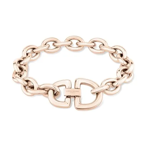 Liebeskind Berlin Damen Armband LJ-1751-B-21 - Elegantes Armband aus Edelstahl in IP Roségold, 20 cm lang, ideal als Geschenk für jeden Anlass und perfekt kombinierbar mit anderen Schmuckstücken.