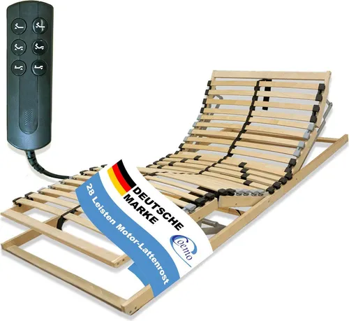 Coemo 7-Zonen Lattenrost Ergo KF mit Motor, elektrisch verstellbar, 70 x 200 cm - Erleben Sie individuellen Schlafkomfort mit dem Coemo Lattenrost. Kopf- und Fußteil sind elektrisch verstellbar – perfekt zum Entspannen. Das 7-Zonen-System sorgt für optimale Unterstützung und Druckverteilung. Einfache Selbstmontage garantiert.