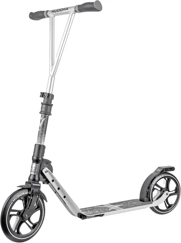 Hudora BigWheel® Generation V 230 Scooter - Stylischer Cityroller für Jugendliche und Erwachsene - Cityroller mit V-förmiger Lenkstange für optimale Steuerung, extra großem Trittbrett und einfachem Klappmechanismus für maximale Flexibilität.