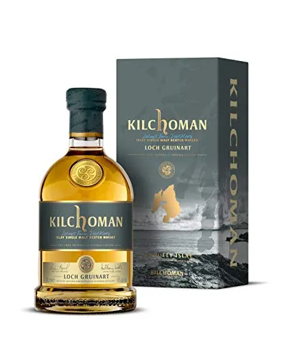 Kilchoman Loch Gruinart Islay Single Malt Whisky - Whisky aus Schottland, 5 Jahre gereift, mit Noten von kandierten Früchten und kräftigem Torf, ungefiltert und ungefärbt für ein authentisches Geschmackserlebnis.