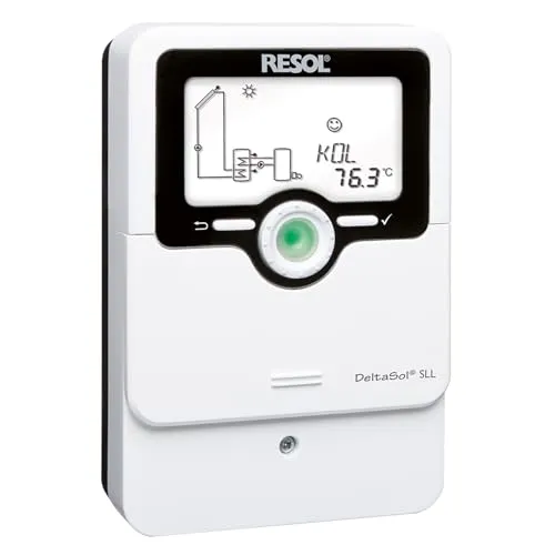 RESOL 11543160 Regelung Deltasol SLL Komplett-Set - Thermische Solaranlagen, umfassendes Komplettset für optimale Steuerung Ihrer Solaranlage mit benutzerfreundlicher Bedienung.