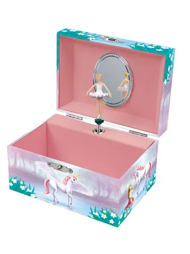 Real UniQ Schmuck Musikbox - Die Real UniQ Schmuck Musikbox spielt bezaubernde Melodien ab und zeigt beim Öffnen eine tanzende Ballerina. Ideal zur Aufbewahrung Ihrer wertvollen Schmuckstücke. Für Kinder ab 3 Jahren geeignet.