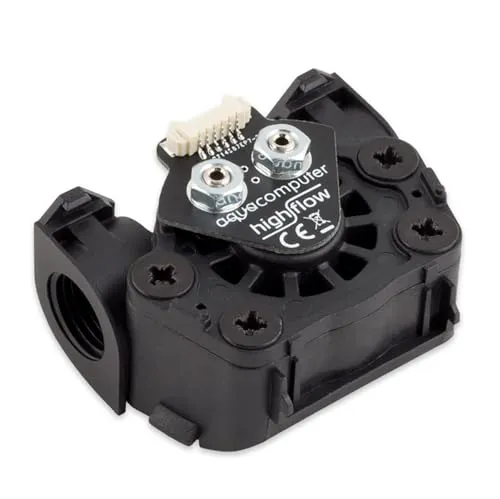 SEN Aquacomputer Durchflusssensor high flow LT, G1/4 - Durchflusssensor für Kühlkreisläufe, ermöglicht präzise und kontinuierliche Durchflussmessung für optimale Kühlleistung.