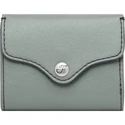 Fossil Geldbörse Trifold aus echtem Leder, Smokey Blue - Elegante Geldbörse aus echtem Leder mit platzsparendem Design und viel Stauraum für Karten und Bargeld. Ideal für den Alltag und passt in jede Tasche.