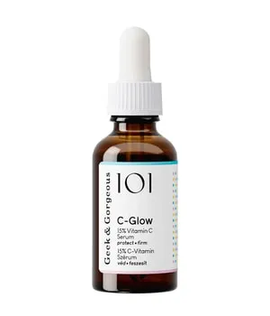 Geek & Gorgeous 101 C-Glow - 15% Vitamin C Serum - Gesichtsserum mit 15% Vitamin C für einen strahlenden Teint, reduziert Pigmentflecken und schützt vor Umwelteinflüssen. Ideal für alle Hauttypen, vegan und ohne Duftstoffe.