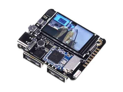 seeed Quantum Tiny Linux Entwicklungskit - Einplatinenrechner mit Quad-Core-CPU, extrem kompakt und ideal für persönliche Server oder Roboterentwicklung. Integriertes ARM-Linux-System auf nur 40 mm x 35 mm.