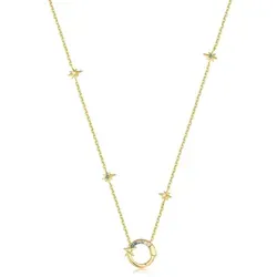 ANIA HAIE - NECKLACE - Star Chain Charm Connector - gold