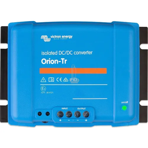 Victron Ladebooster Orion-Tr 12/12-9A - Sonstige Elektroinstallationsartikel, ideal für die Stromversorgung von 12V Geräten mit hohem Wirkungsgrad von 87% und bis zu 110W Ausgangsleistung.