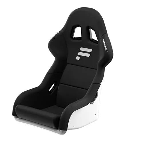 FANATEC ClubSport GT Sim Racing Cockpit-Sitz – Hochwertiger Rennsitz für PC - Rennsimulations-Stühle für PC mit faserverstärkter Schale und atmungsaktivem Stoff für optimalen Komfort bei Langstreckenrennen.