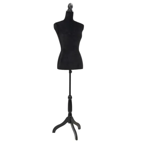 vidaXL Schneiderpuppe Damenbüste - Hochwertige Büste für Modepräsentationen - Schneiderpuppen für die Mode- und Textilindustrie, höhenverstellbar von 133 cm bis 168 cm, knitterfrei und ideal für Schaufenster oder Deko.