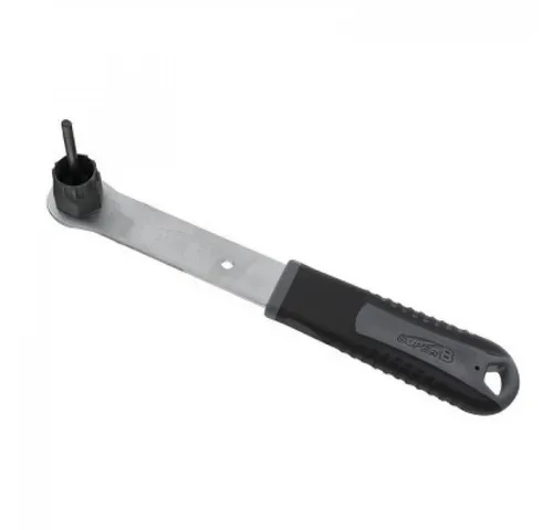 SUPER B Premium Zahnkranz-Abzieher mit Pin - Ketten & Kassetten - Hochwertiger Abzieher für Shimano HG- und Sram-Kassetten, mit Pin für optimale Fixierung und rutschfestem Griff für sicheren Halt.