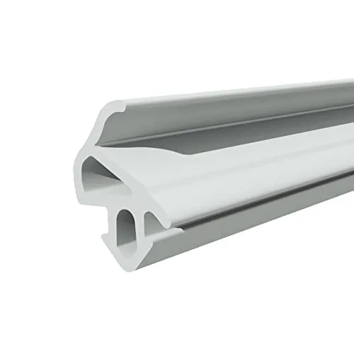 Seiletech.de Fensterdichtung – S-1559 – 10 m – aluplast PVC Fenster Gummidichtug – Grau – Zugluftstopper Profildichtung – Gummidichtug Dichtband Kunststofffensterdichtungen