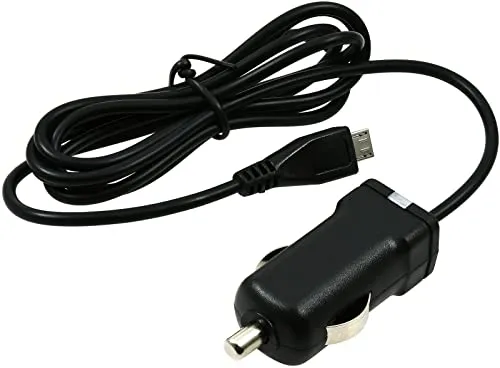 KfZ-Ladekabel mit Micro-USB 1A Schwarz für Samsung Galaxy S3 Neo GT-I9301, 12V-24V