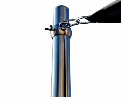 Sonnensegelmast aus Edelstahl ⌀42mm 3m höhenverstellbar - Hochwertiger Sonnensegelmast aus rostfreiem Edelstahl, 2 mm Wandstärke, stabil und langlebig. Ideal für die einfache Montage und sichere Befestigung von Sonnensegeln. Optional mit Bodenhülse für flexiblen Einsatz.