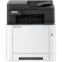 Kyocera Ecosys MA2101cfx Farblaserdrucker - Multifunktionsgerät: Drucker, Scanner, Kopierer und Faxgerät mit 21 Seiten/Minute. Umweltfreundlich dank Klimaschutzsystem und vielseitig einsetzbar über Mobile Print App.