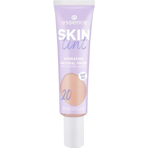 essence SKIN tint BB Cream 30 ml Nr. 20 – Leichte Deckkraft - Die essence SKIN tint BB Cream bietet eine feuchtigkeitsspendende, leichte bis mittlere Deckkraft für einen natürlichen Teint. Mit LSF 30 schützt sie deine Haut und sorgt für ein angenehmes Tragegefühl.
