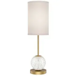 Elstead Lighting LED-Tischleuchte Alora in Messing - Elegante LED-Tischleuchte Alora von Elstead Lighting mit warmweißem Licht (3000K) und 880 Lumen. Ideal für stilvolle Innenräume und smarthome-fähig. Maße: 62,5x22,5x23,5 cm.