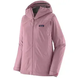 Patagonia W's Boulder Fork Rain Jkt - Wasserdichte Hardshelljacke - S - Light Violet - Die schlanke Hardshelljacke bietet zuverlässigen Schutz vor Regen und Atmungsaktivität. Ideal für Outdoor-Abenteuer und hergestellt ohne PFAS, überzeugt sie durch umweltfreundliche Qualität und Fair Trade Zertifizierung.