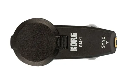 KORG GM-1 Gruppen-Metronom - In-Ear-Design, 2er Set - E-Drum-Zubehör mit Infrarotkommunikation für perfekte Tempo-Synchronisation zwischen mehreren GM-1-Geräten im praktischen In-Ear-Design.