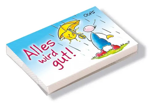 werteART Verlag GmbH | Oups Kärtchenbox - Alles wird gut | Sonstige Handelsware