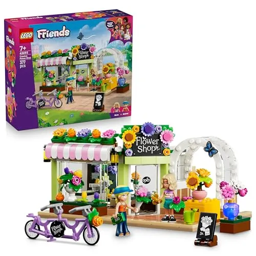 LEGO Friends Kreativer Blumenladen (42693) - Bau- und Spielspaß mit dem LEGO® Friends Blumenladen! Kinder ab 7 Jahren können fantasievolle Blumenarrangements gestalten und kreative Einkaufsszenen nachstellen. Ideal für kleine Floristen und Freunde der LEGO-Welt.