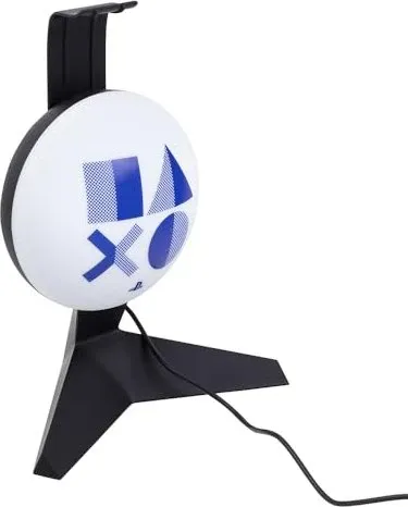 PlayStation Headset-Ständer-Licht - Offiziell lizenziert, USB-betrieben und perfektes Geschenk für Gamer, mit beleuchtetem Design und Kopfhörerhalter für jedes Gaming-Setup