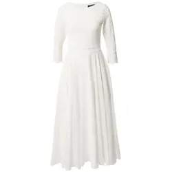 SWING Cocktailkleid - Taillierter Schnitt mit ausgestelltem Rockteil in Cremeweiß - Elegantes Kleid in Größe 34 mit tailliertem Schnitt und schwingendem Rockteil, ideal für besondere Anlässe. Pflegeleicht aus 100% Polyester.