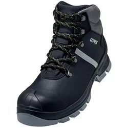 uvex 2 construction S3 SRC - Metallfreie Sicherheitsstiefel für optimale Sicherheit - Arbeitskleidung & Uniformen - Wasserabweisende Leder-Sicherheitsstiefel mit ergonomischer Passform und rutschhemmender Sohle für besten Tragekomfort und Schutz bei der Arbeit.