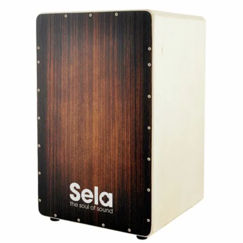Sela Cajon SE051 Varios Brown - Vielseitiges Klangwunder - Percussion: Die Sela Varios Cajon bietet wuchtigen Bass und durchsetzungsstarke Snare, mit herausnehmbarem Snare-System für individuellen Sound und Clap Corners.