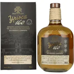 Ypióca 160 Aguardente Composta com Malte 39% Vol. in Geschenkbox - Erleben Sie die Ypióca 160 Aguardente mit 39% Vol. in der eleganten Geschenkbox. Diese brasilianische Spirituose vereint Tradition und Handwerkskunst, ideal für besondere Anlässe oder als stilvolles Geschenk.