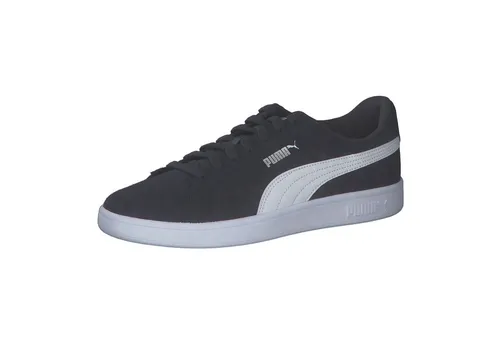 PUMA Unisex Smash 3.0 Sneaker – Parisian Night White Silver, 44 EU - Herren-Sneaker mit Schnürung für perfekte Passform und gepolstertem Schuhkragen für optimalen Tragekomfort.