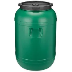 Garronda Regentonne Weithalsfass 120 Liter - Bewässerung: BPA-freier Plastikbehälter mit 120 l Fassungsvermögen, ideal für umweltfreundliche Gartenbewässerung und Regenwassernutzung.