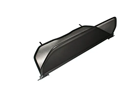 Tief-Tech Windschott für VW Golf 3+4 (1993-2002) - Klappbar - mit Schnellverschluss - Schwarz | Windabweiser | Windblocker | Wind Deflector