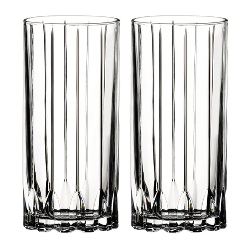 RIEDEL THE WINE GLASS COMPANY Cocktailglas Resort Highball 2er Set - Cocktailgläser aus bruchsicherem Copolyester, ideal für Outdoor-Events und Spas, BPA-frei und spülmaschinengeeignet für eleganten Genuss.