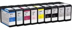 ABC Kompatible Druckerpatrone für Epson T5805 Hell Cyan - Tintenpatrone für Epson Stylus Pro 3800/3880, 80 ml mit pigmentierter Tinte für brillante Druckergebnisse und hohe Farbgenauigkeit.