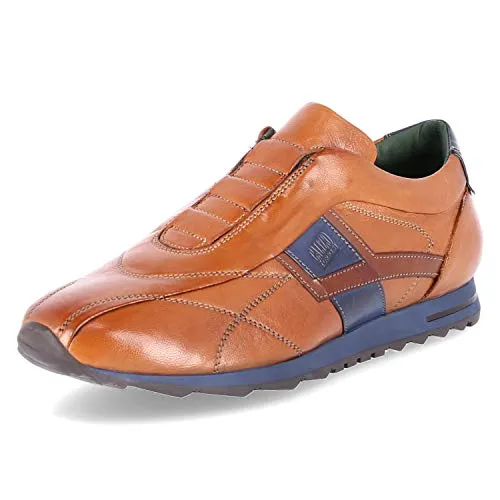 Galizio Torresi Slipper Größe 47 EU Braun - Elegante Lederschuhe - Slipper & Mokassins für Herren, aus hochwertigem Glattleder mit herausnehmbarer Lederdecksohle für optimalen Komfort und Stil.