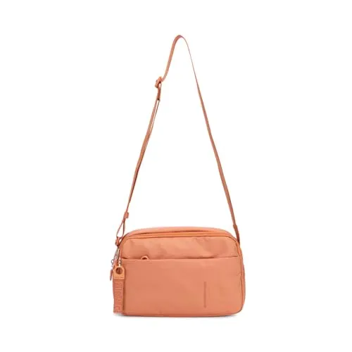 Mandarina Duck Damen Md20 Crossover MD 20, Pumpkin - Stylische Crossover-Handtasche aus robustem Mitrix-Material mit doppeltem Reißverschluss, erweiterbar und mit praktischen Innentaschen für optimale Organisation.